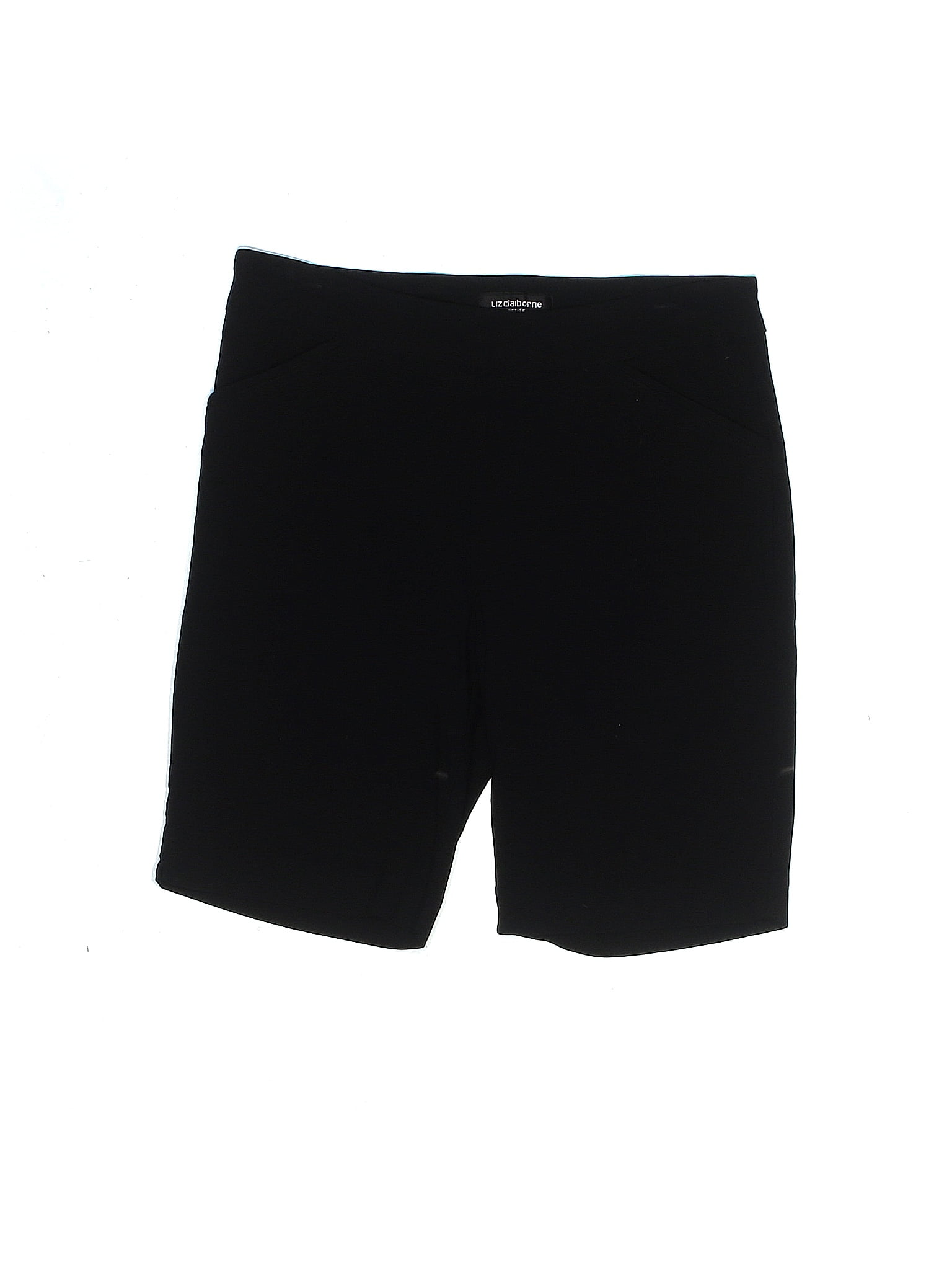 Liz Claiborne 100% Rayon Solid Black Dressy Shorts Size M (Petite) - 66 ...