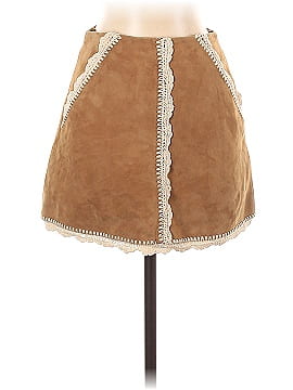 Maje Faux Leather Skirt (view 1)