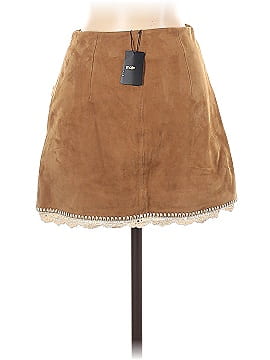 Maje Faux Leather Skirt (view 2)