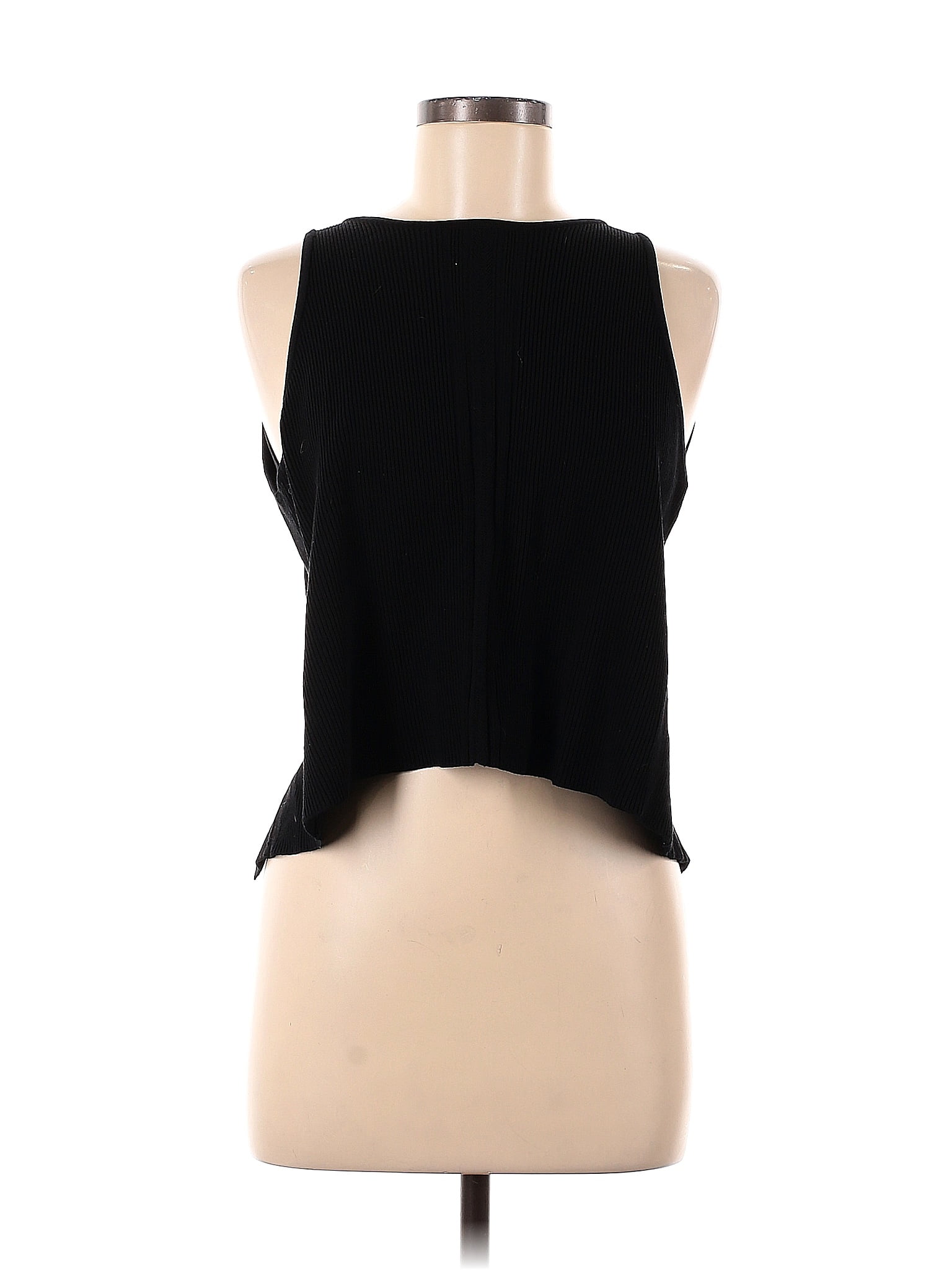 Rachel Roy Women's Patterned Cap Sleeve V Neck Top Black Size 3X