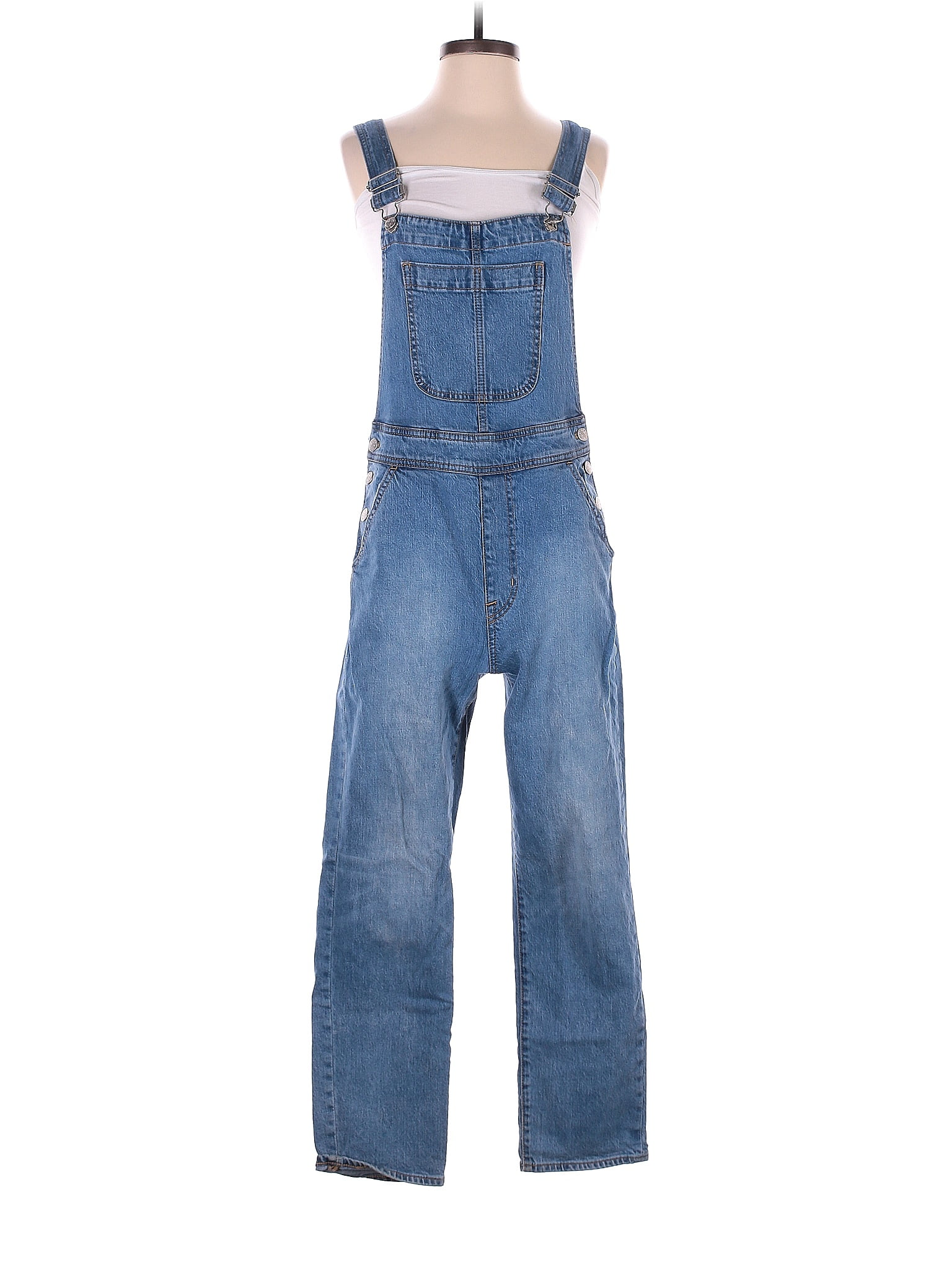 J.Crew Factory Store Blue Overalls Size XS - 56% off | ThredUp