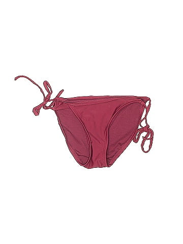 Xhilaration Solid Burgundy Swimsuit Bottoms Size XS 46 off