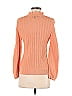 J.Crew 100% Cotton Orange Turtleneck Sweater Size S - photo 2