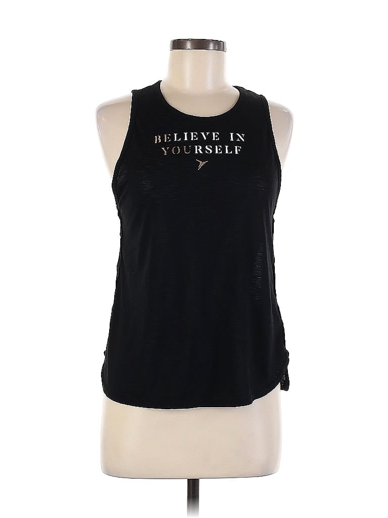 Active by Old Navy 100% Polyester Black Sleeveless T-Shirt Size M - photo 1