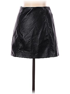 Babaton Faux Leather Skirt (view 2)