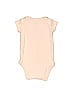 Carter's 100% Cotton Solid Ivory Short Sleeve Onesie 0-3 MO / 3 MO - photo 2