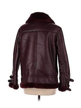 Miss Selfridge Faux Leather Jacket (view 2)