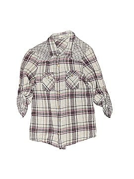 Be Cool 3/4 Sleeve Button-Down Shirt (view 1)