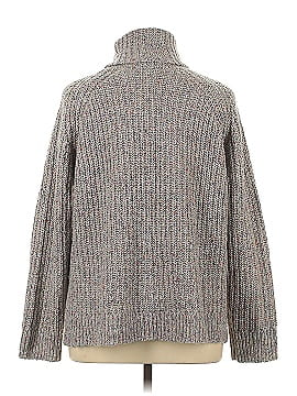 Madewell Colorfleck Ribbed Turtleneck Sweater (view 2)