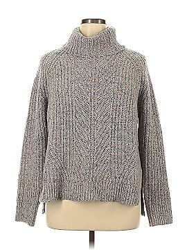Madewell Colorfleck Ribbed Turtleneck Sweater (view 1)