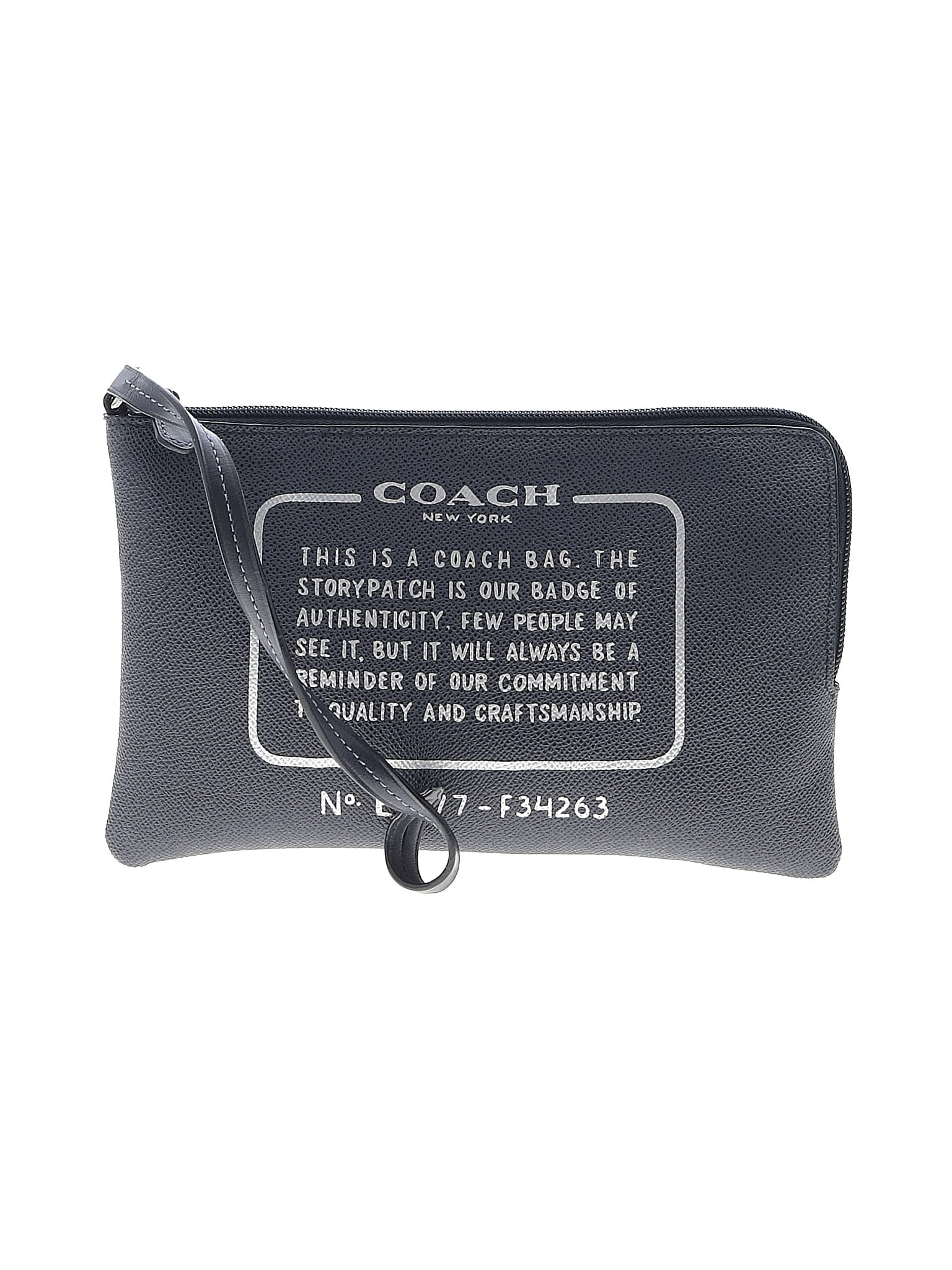 Coach Factory Gray Clutch One Size - 59% off | ThredUp