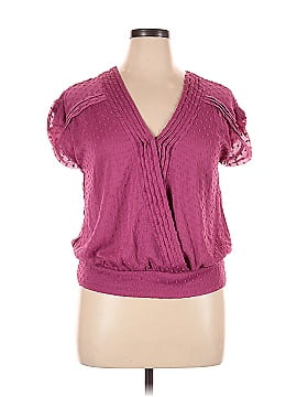 MASON & BELLE Short Sleeve Blouse (view 1)