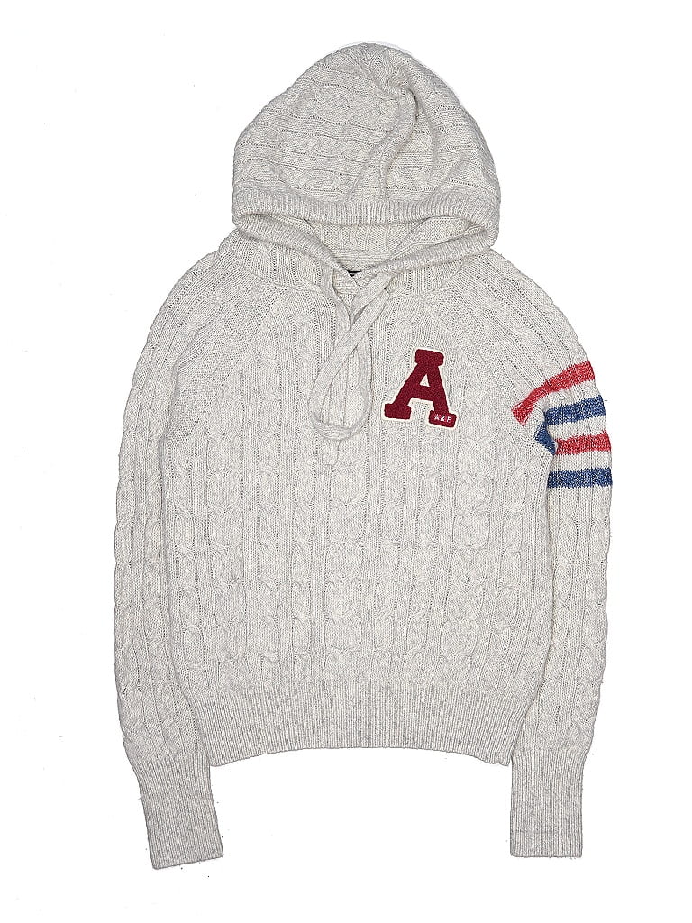Abercrombie & Fitch Silver Pullover Hoodie Size X-Small (Youth) - photo 1