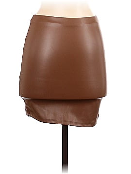 Haley & June Faux Leather Skirt (view 2)