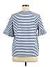 Draper James Stripes Blue Short Sleeve T-Shirt Size XL - photo 2
