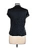 Express Design Studio Black Short Sleeve Blouse Size L - photo 2