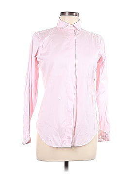 Single Needle Tailoring Long Sleeve Button-Down Shirt (view 1)