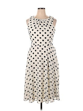 Jessica Howard Polka Dot Tea Length Dress