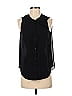 American Eagle Outfitters 100% Polyester Black Sleeveless Blouse Size S - photo 1