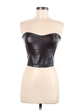 TEN By Babaton Faux Leather Top (view 1)