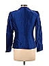 Talbots 100% Silk Damask Blue Silk Blazer Size 4 - photo 2