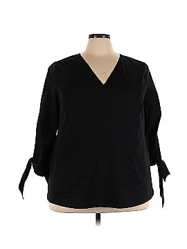 Universal Standard for J.Crew Long Sleeve Top (view 1)