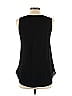 Ann Taylor LOFT 100% Rayon Black Sleeveless T-Shirt Size L - photo 2