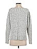 Banana Republic Marled Tweed Silver Pullover Sweater Size M - photo 2