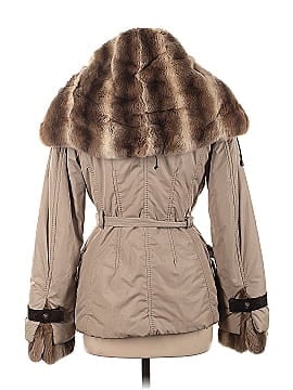 Assorted Brands Rabbit Fur Trimmed Coat (view 2)