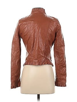 Therapy Faux Leather Jacket (view 2)