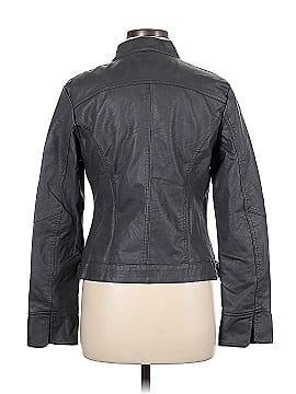 Lock & Love Faux Leather Jacket (view 2)