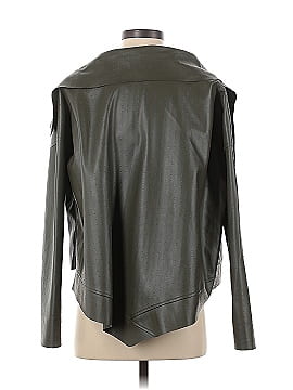 Planet By Lauren G Faux Leather Jacket (view 2)