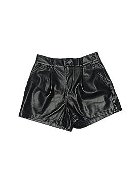 Just Fab Faux Leather Shorts (view 1)
