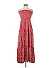 Sunday Mi Amor 100% Rayon Floral Motif Paisley Red Casual Dress Size XS - photo 1