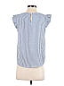 Monteau Blue Short Sleeve Blouse Size 5 - photo 2