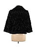 an original MILLY of New York Black Faux Fur Jacket Size 10 - photo 2
