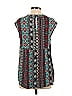 DR2 100% Polyester Aztec Or Tribal Print Teal Sleeveless Blouse Size XS - photo 2