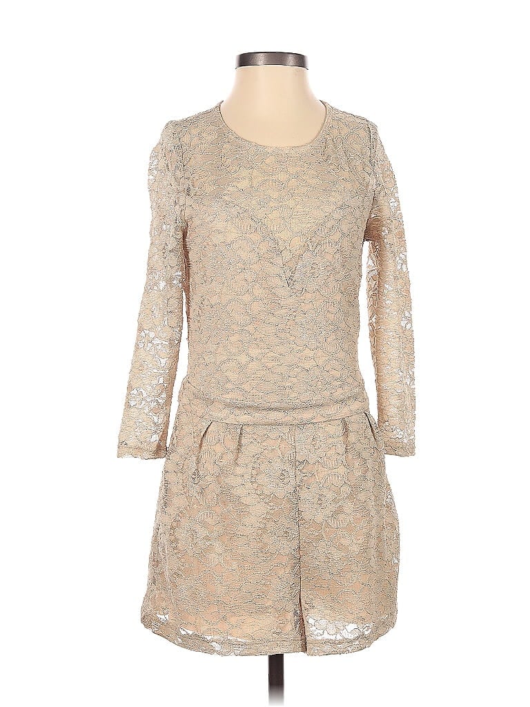 Pre-owned Emerald Sundae Romper In Gray