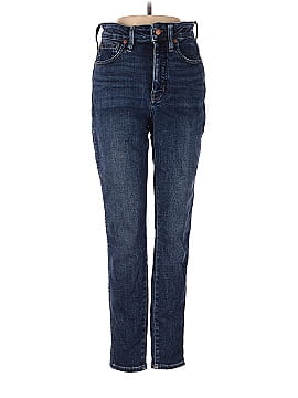 Madewell Curvy High-Rise Skinny Jeans in Cordell Wash: Heatrich Denim Edition (view 1)
