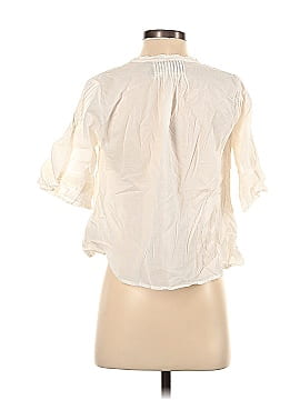 Madewell x Warm Short Sleeve Blouse (view 2)