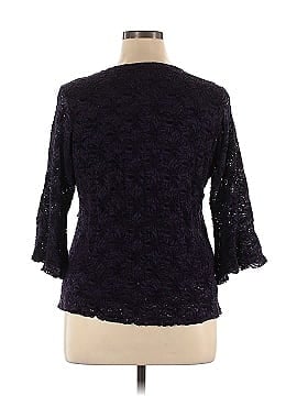 Brittany Black Long Sleeve Top (view 2)