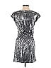 Angels Marled Silver Cocktail Dress Size S - photo 2