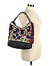 Tory Burch Fair Isle Floral Blue Leather Trimmed Embroidered Hobo  One Size - photo 3
