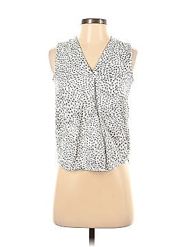 Self Contrast Sleeveless Blouse (view 1)