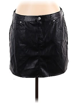 Universal Thread Faux Leather Skirt (view 1)