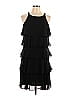 S.L. Fashions 100% Polyester Black Casual Dress Size 10 - photo 1