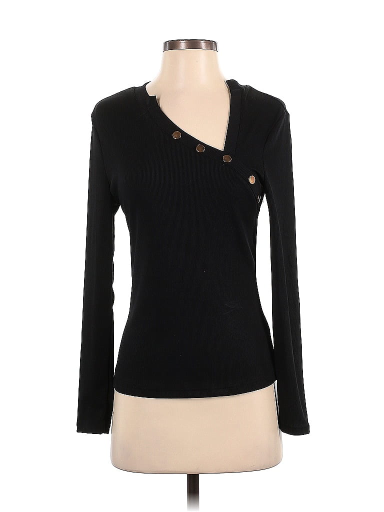 Chic Me Black Long Sleeve Top Size S 47 off ThredUp