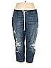 Lane Bryant Grid Blue Jeans Size 24 (Plus) - photo 1