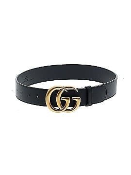 Gucci Leather GG Marmont Wide Belt (view 1)