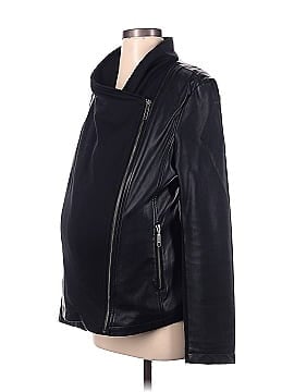 Momo Faux Leather Jacket (view 1)